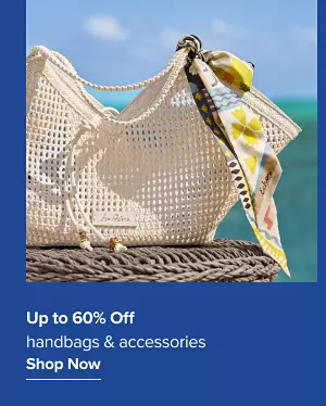 Up to 60% off handbags and accessories. Shop now.