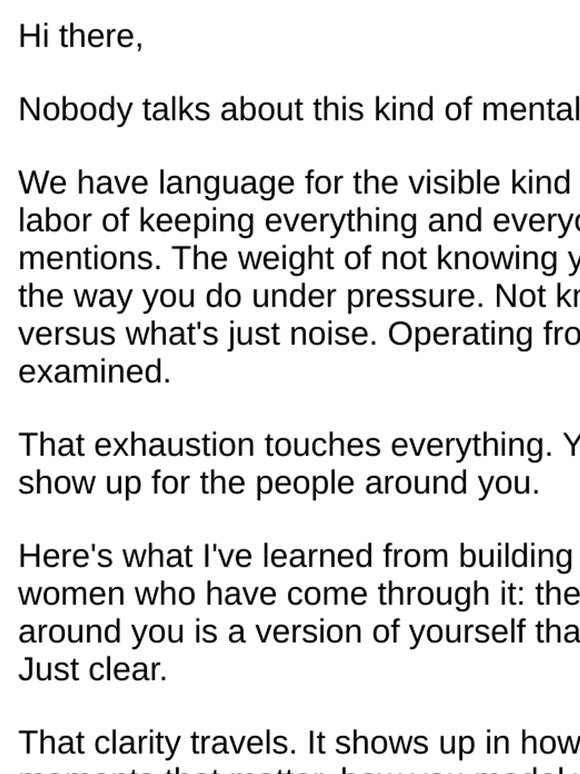 The most powerful thing you can give yourself,  👀