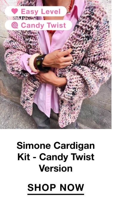 Simone Cardigan Kit - Candy Twist Version 1