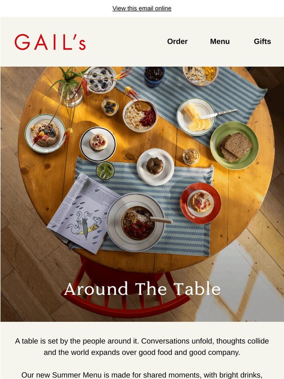 Our New Summer Menu | Around The Table