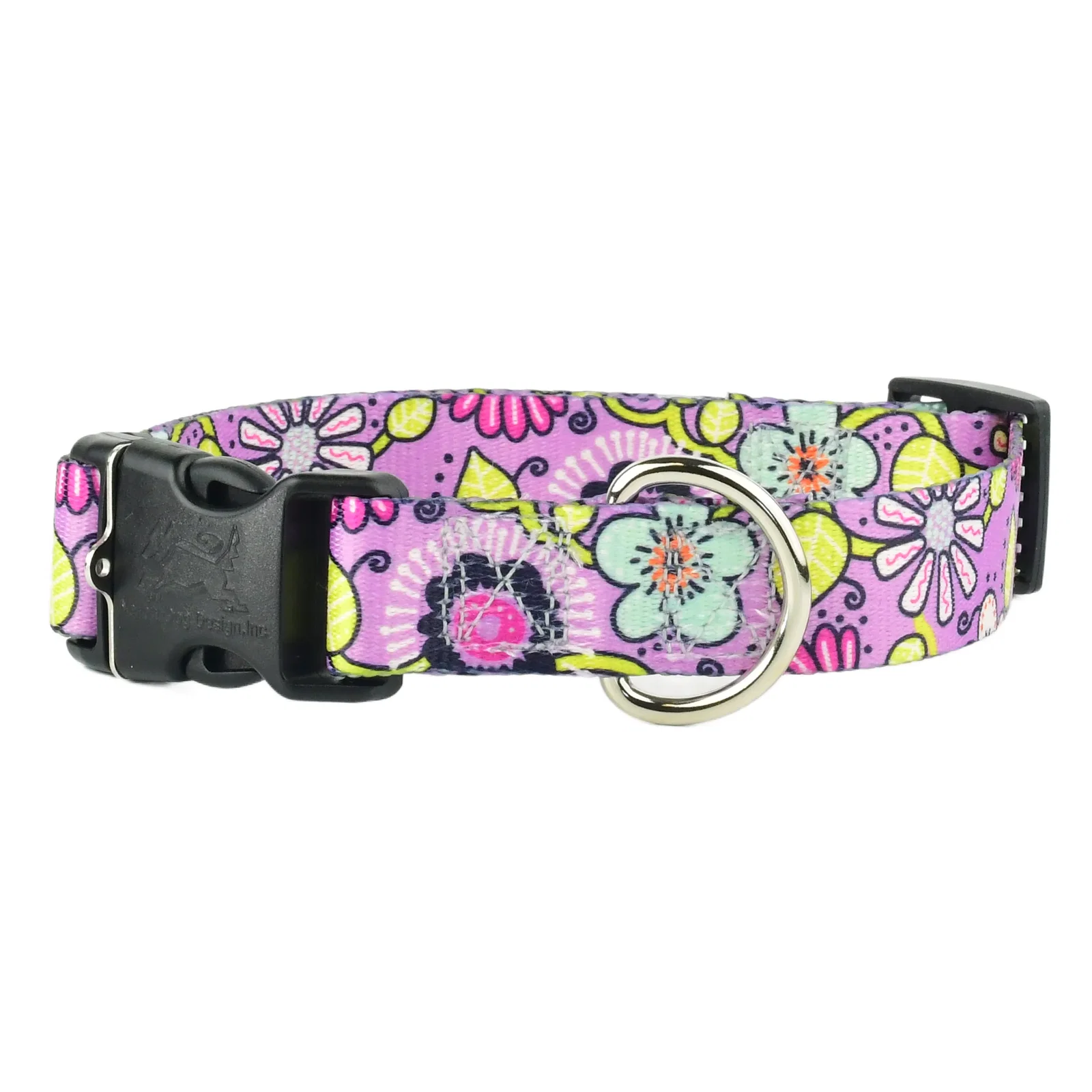 Image of Petal Party Purple Dog Collar