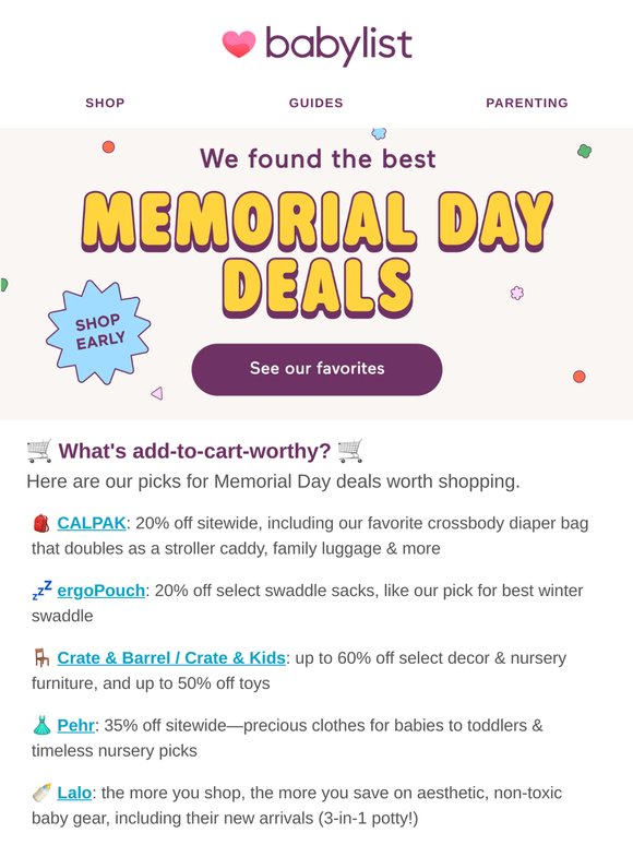 Memorial Day deals start now! 🚨 Top-rated gear, clothes & more