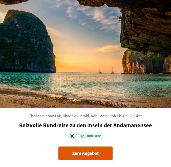 Reizvolle Rundreise zu den Inseln der Andamanensee