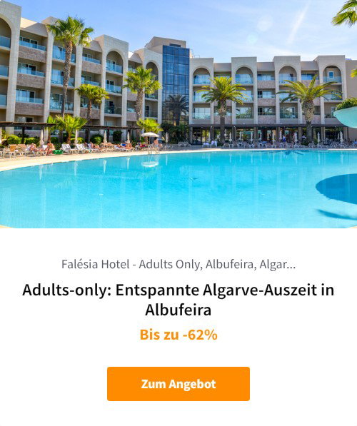 Adults-only: Entspannte Algarve-Auszeit in Albufeira