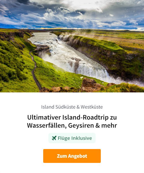 Ultimativer Island-Roadtrip zu Wasserfällen, Geysiren &amp; mehr