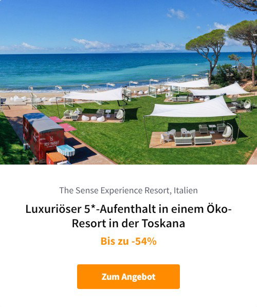 Luxuriöser 5*-Aufenthalt in einem Öko-Resort in der Toskana