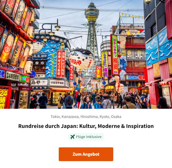 Rundreise durch Japan: Kultur, Moderne &amp; Inspiration