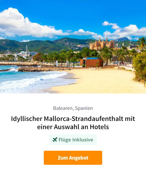 Idyllischer Mallorca-Strandaufenthalt mit einer Auswahl an Hotels