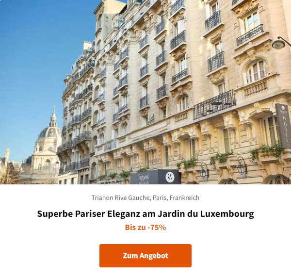 Superbe Pariser Eleganz am Jardin du Luxembourg