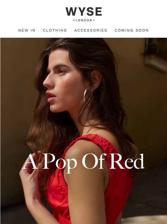 A Pop of Red