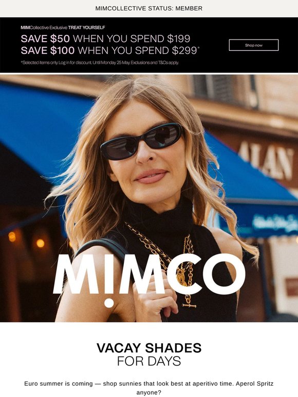 Chic shades for Euro Summer 🕶️☀