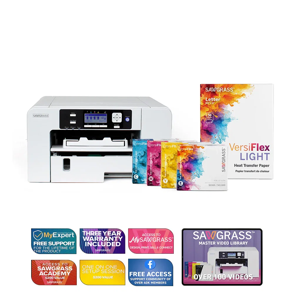Image of Sawgrass SG500 VersiFlex Sublimation and DTF Light Hybrid System
