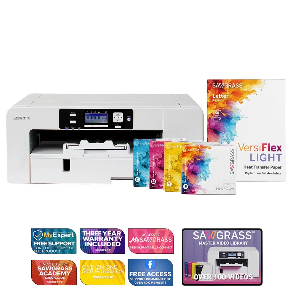 Image of Sawgrass SG1000 VersiFlex Sublimation and DTF Light Hybrid System