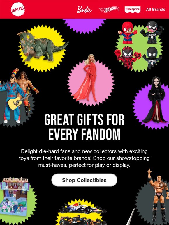 Treat fans to these collectible toys!