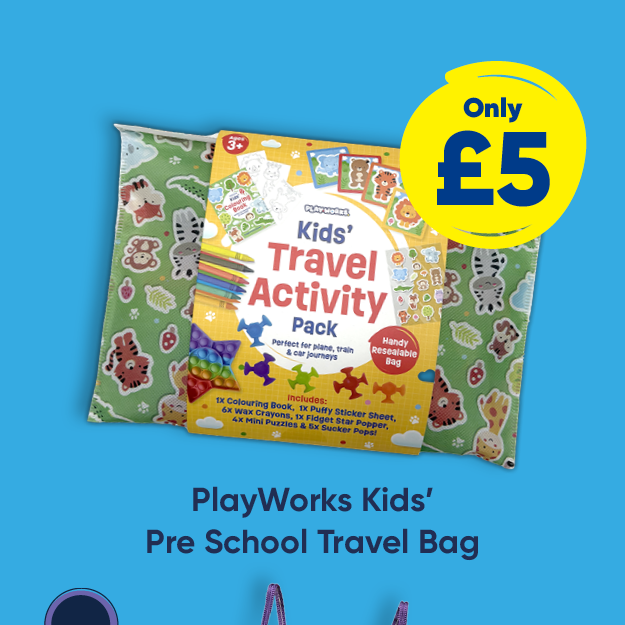PlayWorks Kids’ Pre School Travel Bag only £5