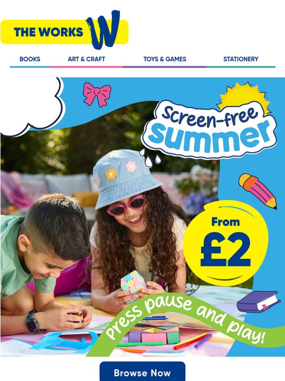 Fill this summer with screen-free fun☀️