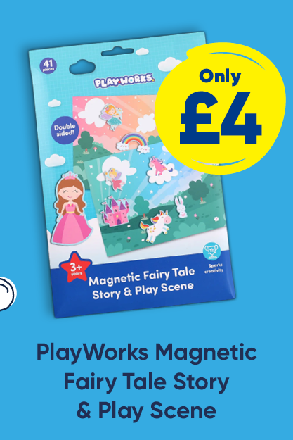PlayWorks Magnetic Fairy Tale Story & Play Scene only £4