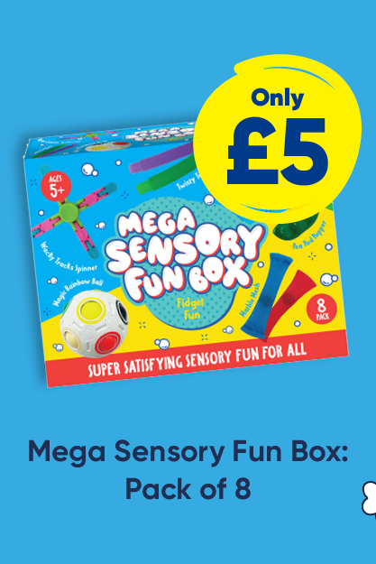 Mega Sensory Fun Box: Pack of 8 only £5