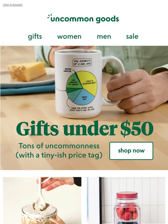 Gifts you'll love giving, all under $50
