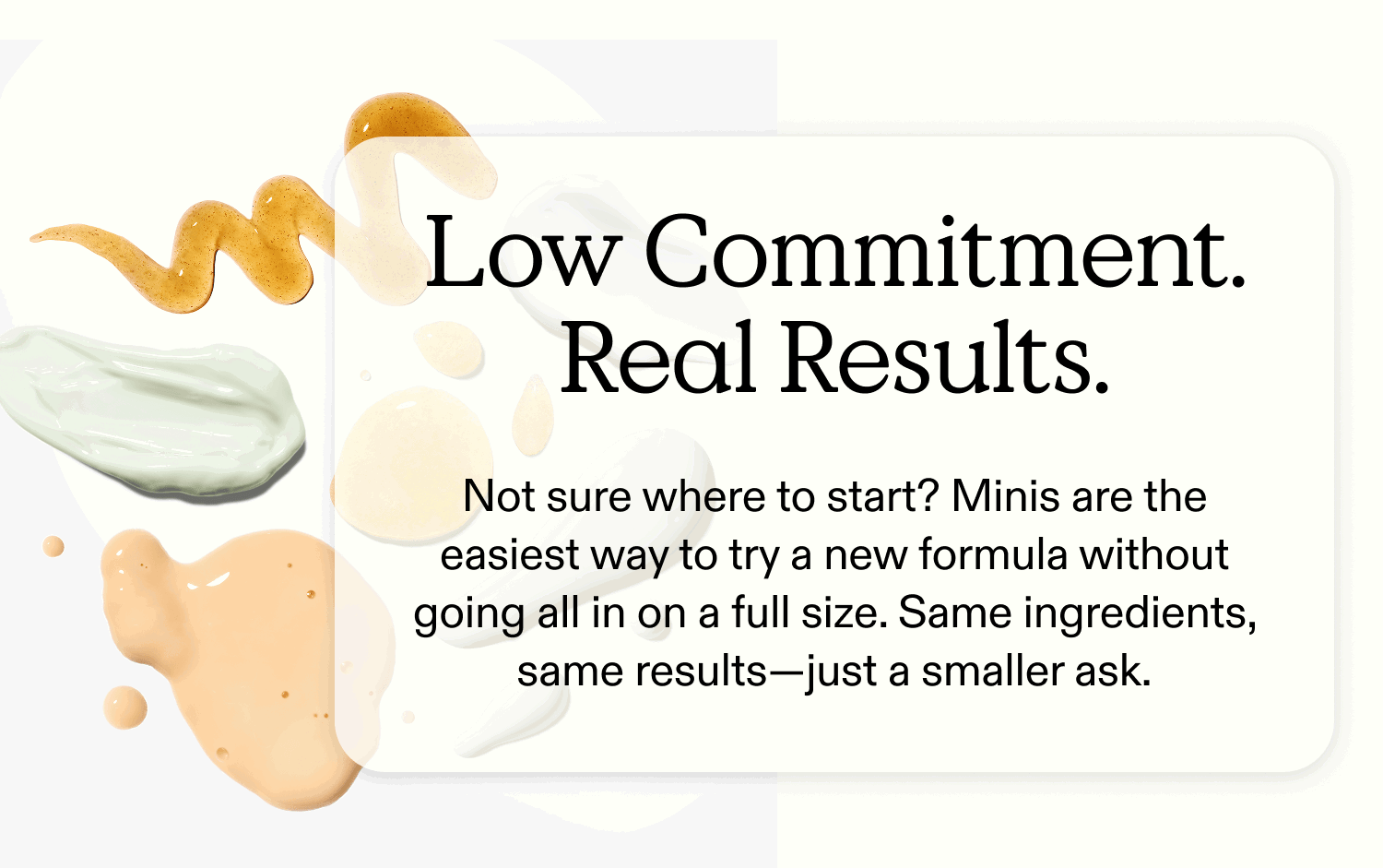 Low Commitment. Real Results.