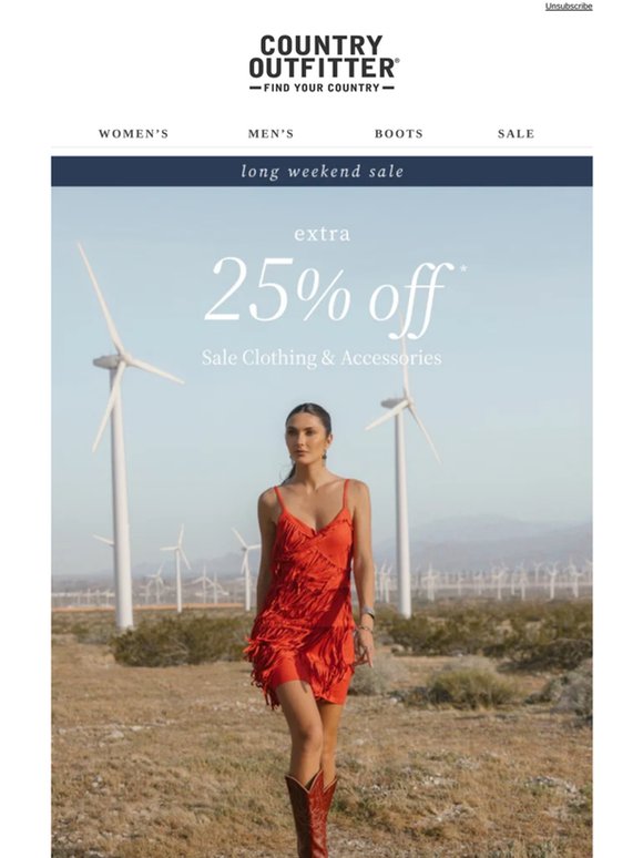 Long Weekend Sale Happening Now