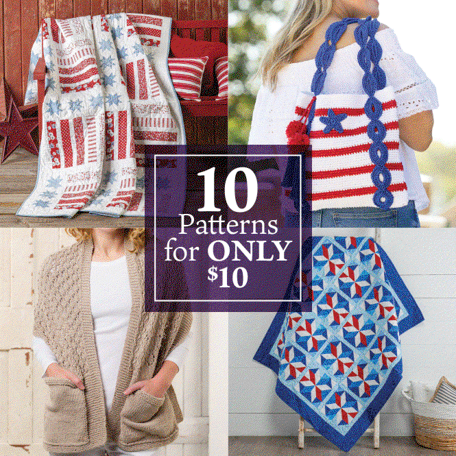 10 patterns for only $10