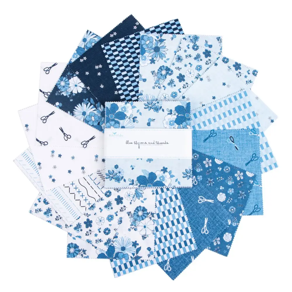 Blue Blooms and Threads 5