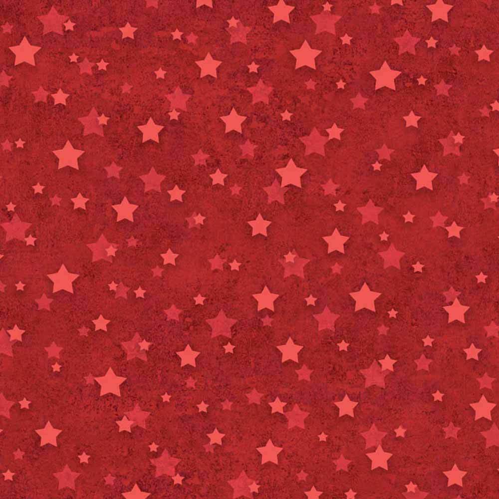 Image of P&B Textiles - Star Spangled by Gina Jane Lee - Red - 108" Wide 3-Yard Back Pack