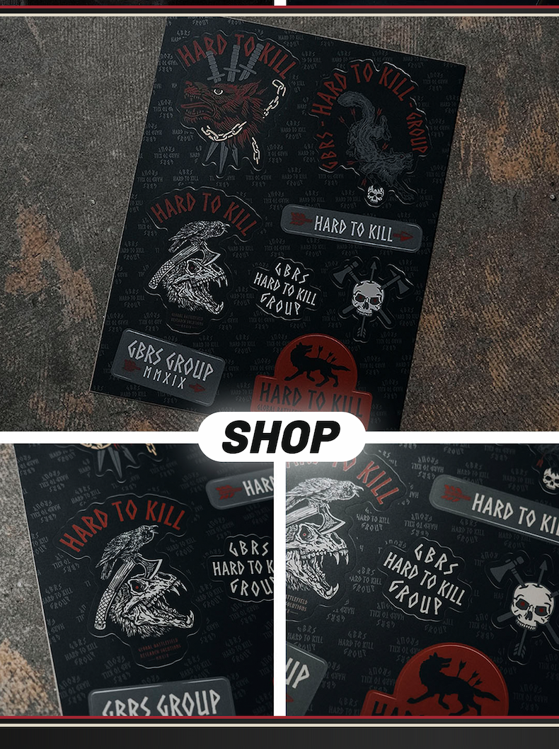 GBRS Group Hard to Kill Sticker Sheet