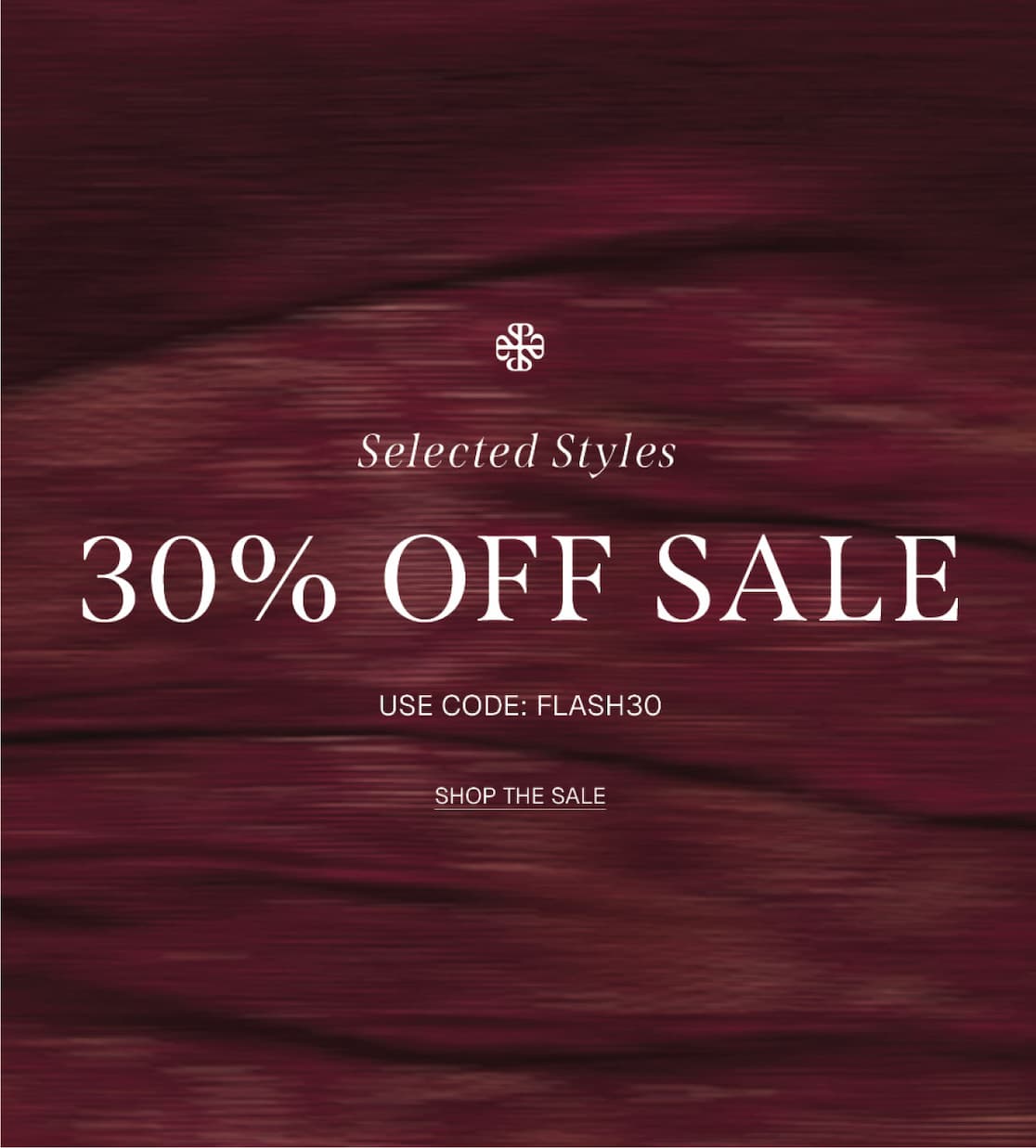 30% OFF SALE