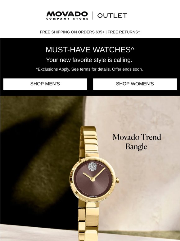 Trending Movado Styles Inside