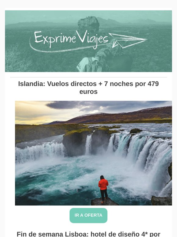 ⚡ Islandia: Vuelos directos + 7 noches por 479 euros