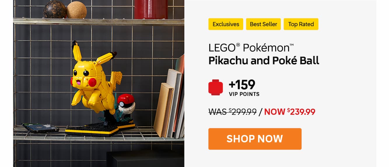 LEGO® Pokémon™ Pikachu and Poké Ball