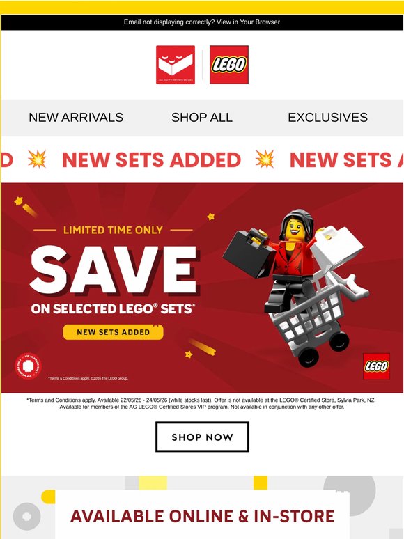 🔥 NEW SETS ADDED - Save on selected sets 💰