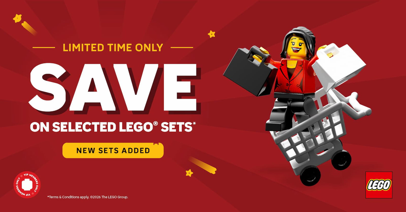 SAVE ON SELECTED LEGO® SETS