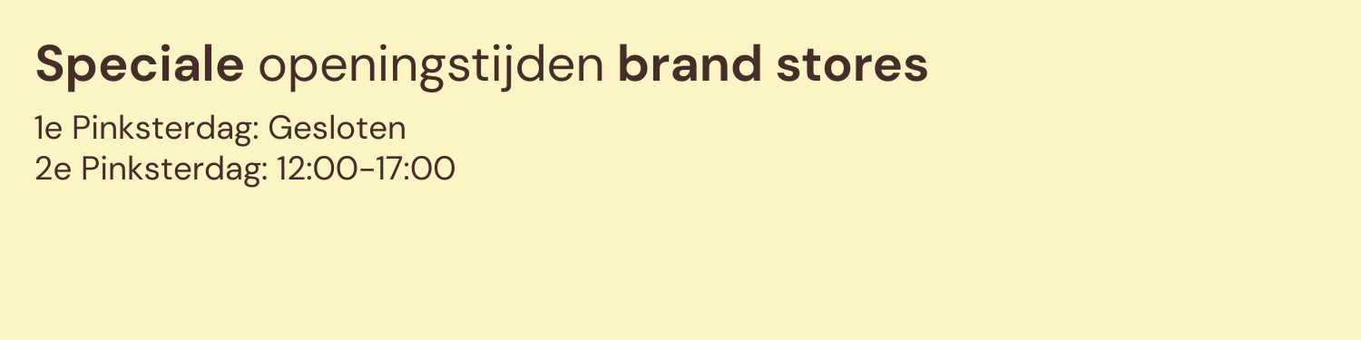 Speciale openingstijden brand stores