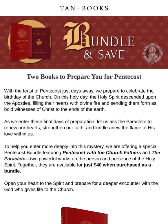 Prepare for Pentecost with the Church Fathers