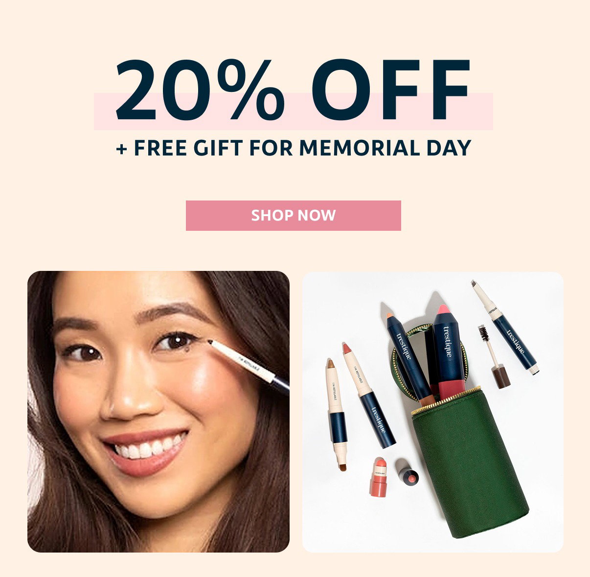  Shop Travel 20% off + free gift for Memorial Day