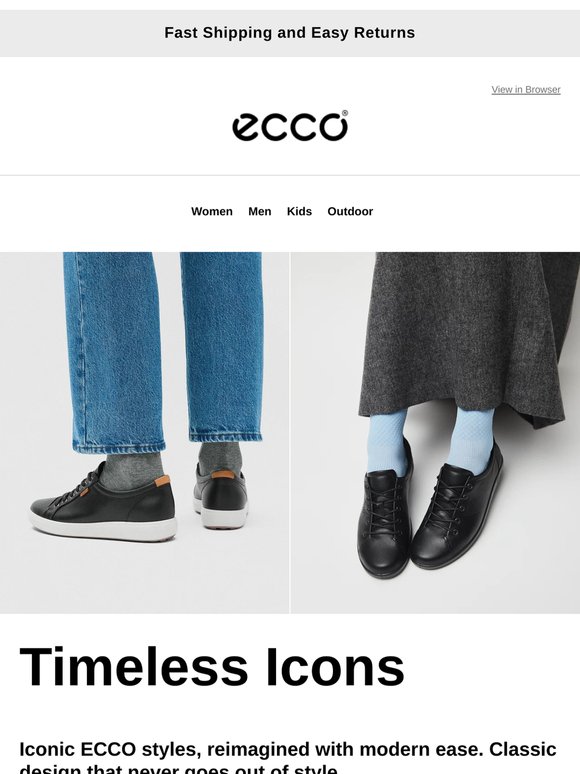 Meet ECCO Icons: Timeless Style, Everyday Comfort