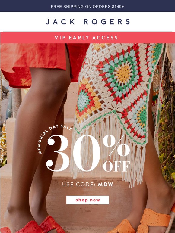 YOUR VIP EARLY ACCESS STARTS NOW 🛍️