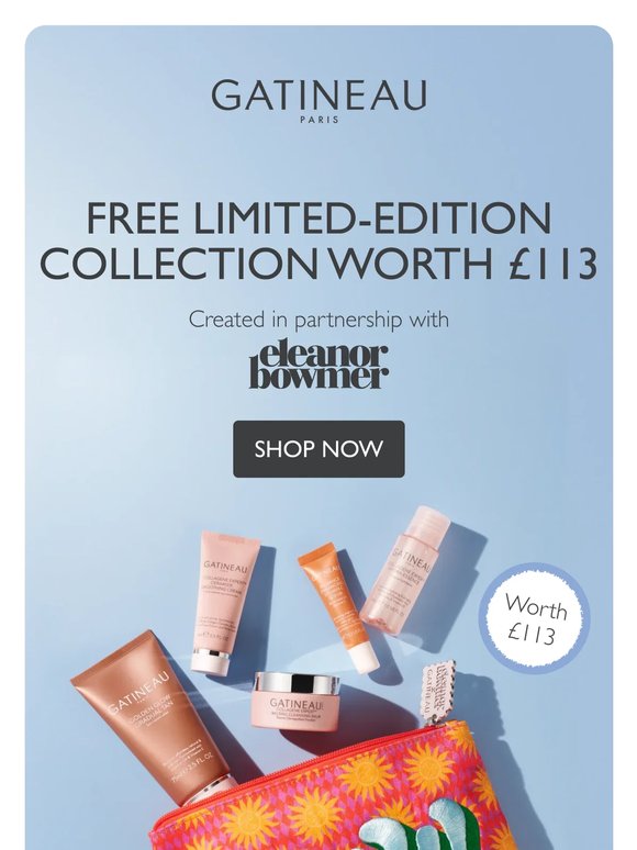 Get a Free GATINEAU x Eleanor Bowmer Gift Worth £113