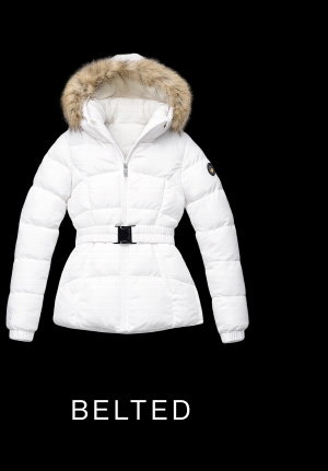 Slim Fit Fuji Belted Puffer