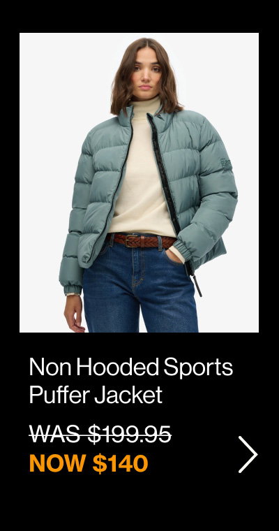 Non Hooded Sports Puffer Jacket