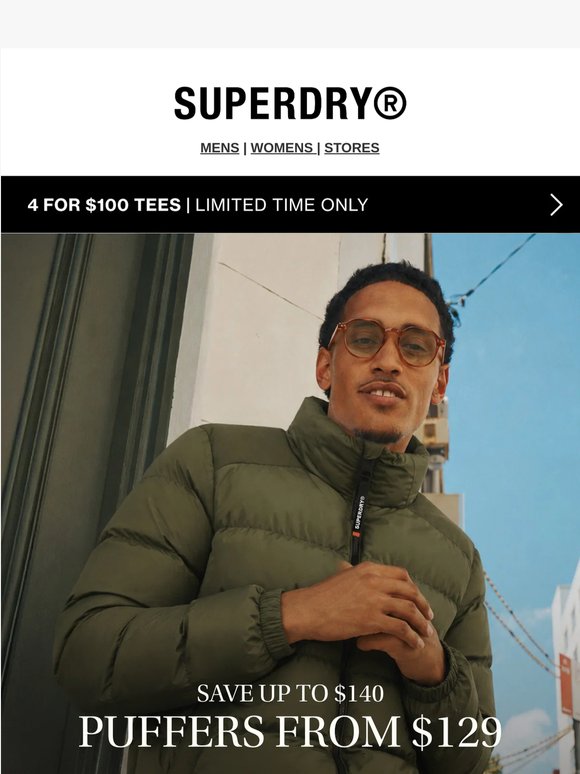 Save Up to $140 on Puffers