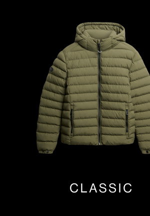 Hooded Fuji Padded Slim Fit Jacket