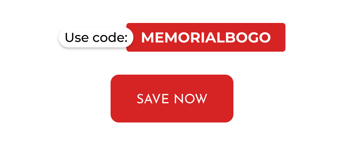 Use code: MEMORIALBOGO SAVE NOW