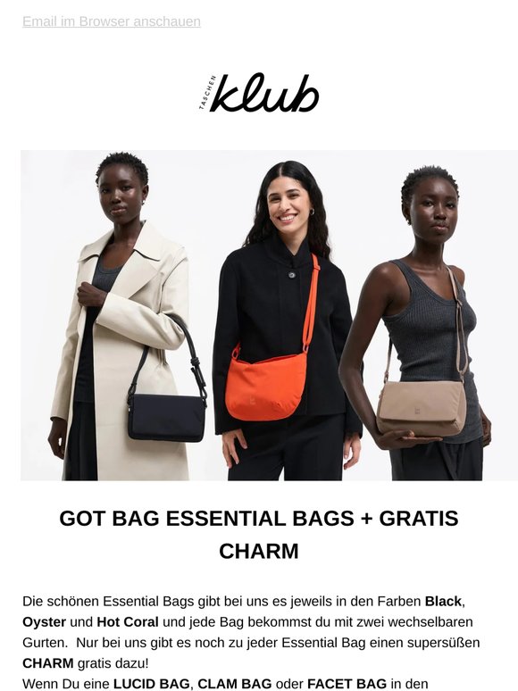 Jetzt sichern: GOT BAG Essential Bag + gratis Charm
