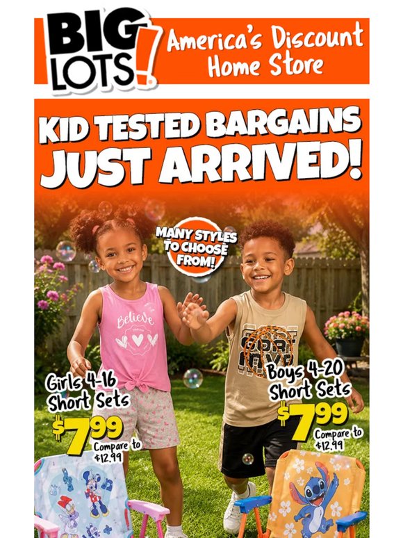 Kids' Deals Are Going Fast! Save BIG on Apparel, Toys & More!