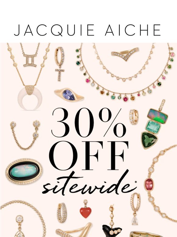 Weekend of Shine ✨ 30% Off Sitewide