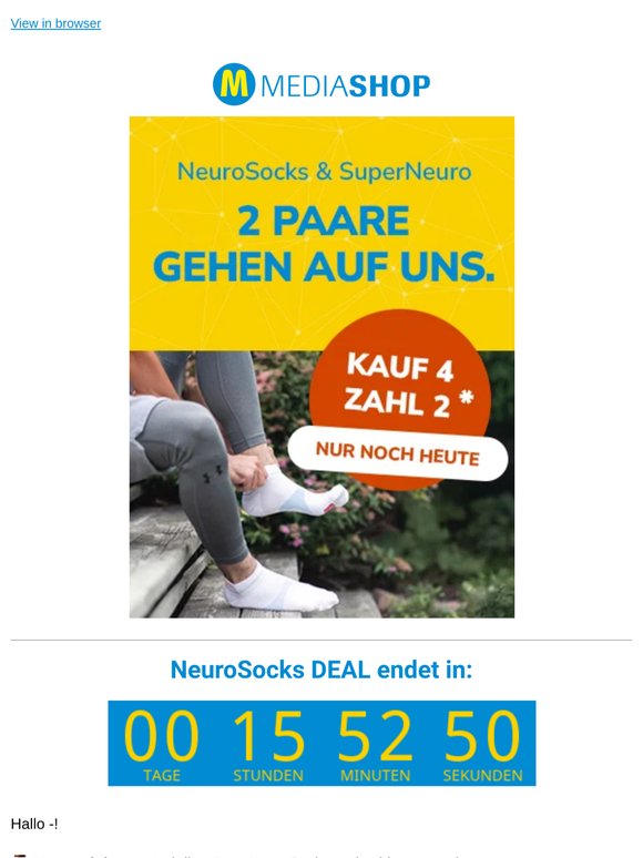 ⏰ Letzte Chance: Kauf 4, zahl 2 endet heute!